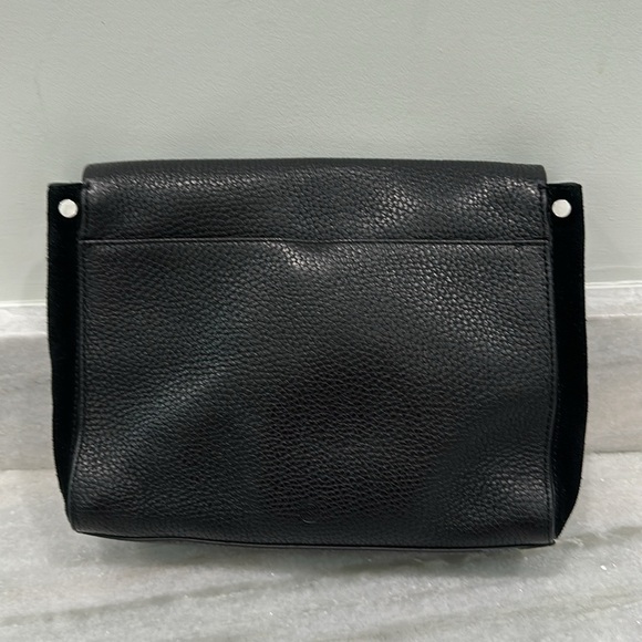 Treasure & Bond Black Leather & Suede Carly Crossbody Bag - Picture 4 of 10